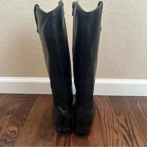 Frye Melissa Button Tabs Black Riding Knee High Boots Women Sz 6.5 B 3470412 - Picture 12 of 16
